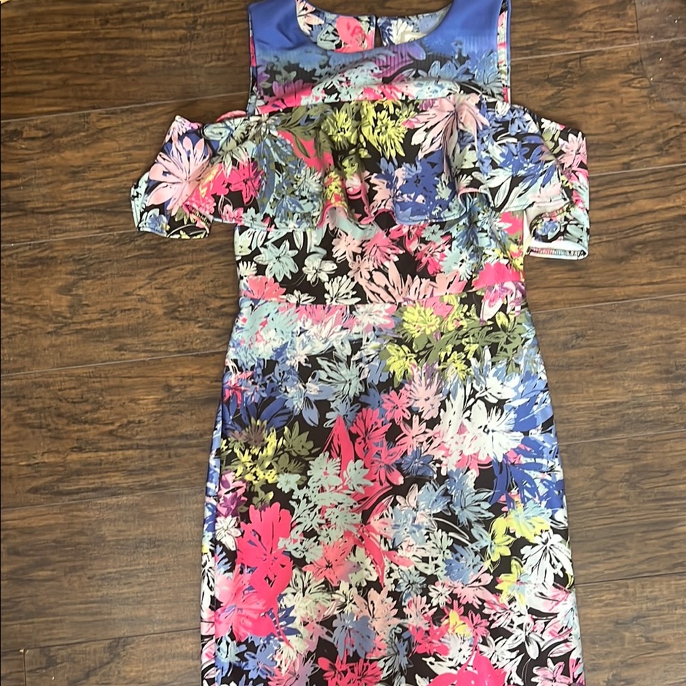 ECI Kids Floral Dress - Pink, Blue, Black